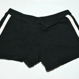 Pizzazz White Black Cheer Athletic Shorts Elastic